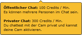 Info vom Camgirl